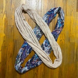 Two infinity scarves